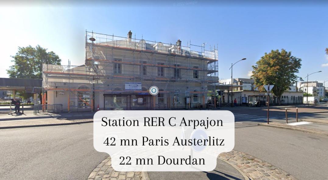 Disponible - Appartement Entier Neuf - 8Mn A Pied Rer C Paris, Parking Rue Gratuit, En Face Hopital D'Arpajon, Balcon Prive, Matelas Bultex 160X200, Ascenseur, Acces Pmr, Centre Ville A Pied エクステリア 写真